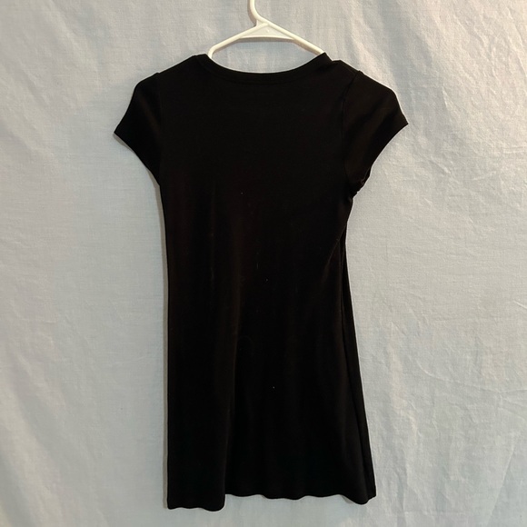 women's black tshirt dress - Picture 2 of 2